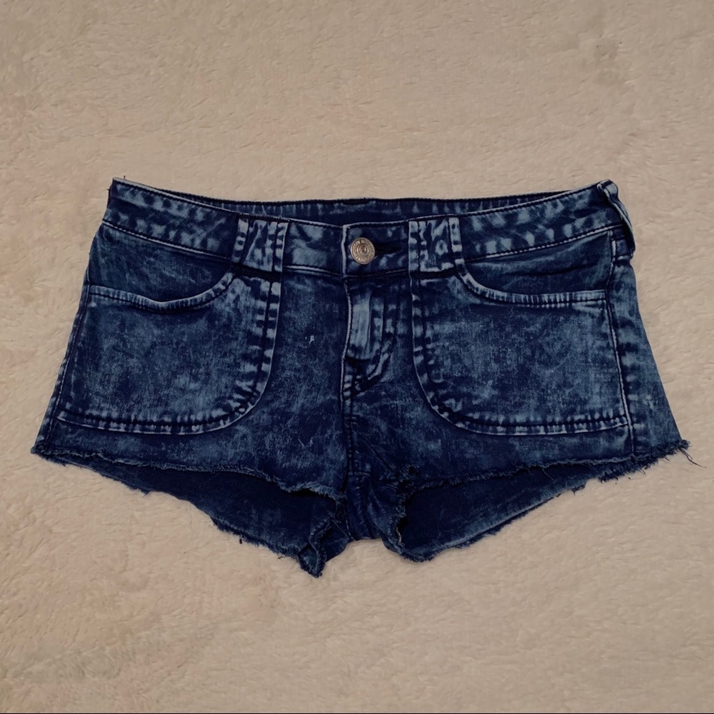 True Religion Cutoff Concept denim shorts